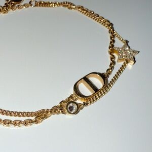 AUTHENTIC DIOR Petite CD Double Bracelet